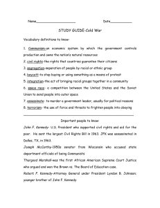 STUDY GUIDE-Cold War