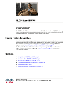 MLDP-Based MVPN