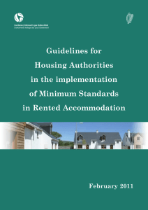 Guidelines for Housing Authorities in the implementation of Minimum Standards