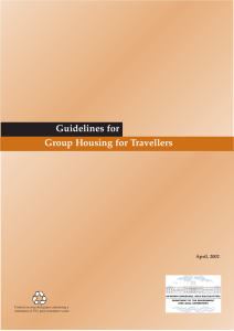 Guidelines for Group Housing for Travellers April, 2002