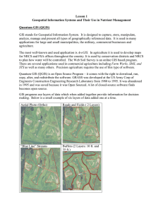 Lesson 1 Geospatial Information Systems and Their Use in Nutrient Management