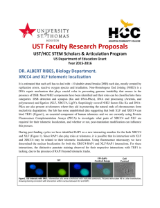UST Faculty Research Proposals UST/HCC STEM Scholars &amp; Articulation Program