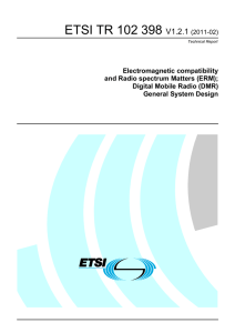 ETSI TR 102 398  V1.2.1