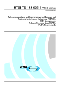 ETSI TS 188 005-1  V2.0.0