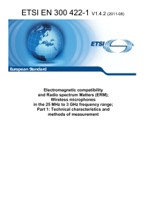 ETSI EN 300 422-1 V1.4.2