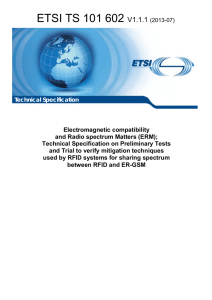 ETSI TS 101 602 V1.1.1