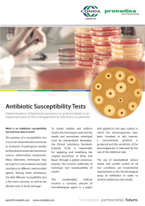 Antibiotic Susceptibility Tests