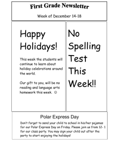 No Happy Spelling Holidays!