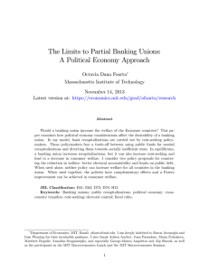 The Limits to Partial Banking Unions: A Political Economy Approach