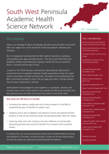 South West Peninsula Academic Health Science Network