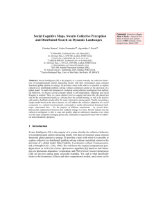 Social Cognitive Maps, Swarm Collective Perception Vitorino Ramos , Carlos Fernandes