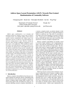 Address Space Layout Permutation (ASLP): Towards Fine-Grained Randomization of Commodity Software