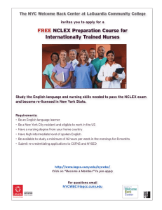 FREE NCLEX Preparation Course for Internationally Trained Nurses