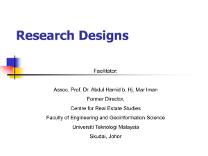 030  Research Designs