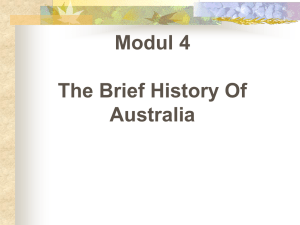 Modul 4 The Brief History Of Australia