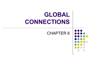 GLOBAL CONNECTIONS CHAPTER 6