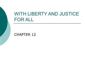 WITH LIBERTY AND JUSTICE FOR ALL CHAPTER 12
