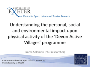 Presentation slides - Emma Solomon
