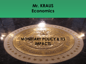 monetary policy notes