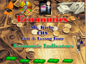 Lesson Four: Economic Indicators