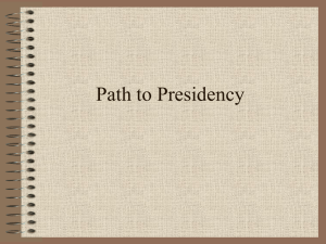 Path to Presidency
