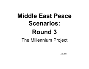 Middle East Peace Scenarios