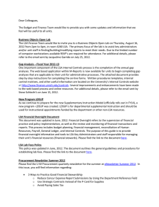 LSA Quarterly Email - August 2012