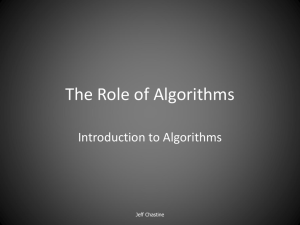 Lecture 1 -The Role of Algorithms.ppt