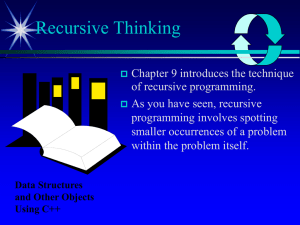 Recursive Thinking