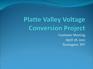 Platte Valley Voltage Conversion Project Updated:2010-04-28 14:26 CS