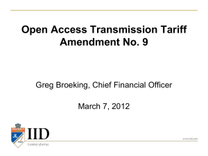 Transmission ED Rate Presentation March 7, 2012 Updated:2012-03-06 15:25 CS