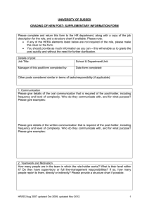 Grading information form - to be completed for new, non-academic roles [DOC 54.50KB]