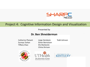 Project 4: Cognitive Information Design and Visualization