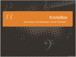 KnoteBox Joe Kramer, Leo Ovanesyan, Jimmy Thompon