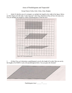 Worksheet from The Parallelogirls