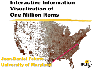 Interactive Information Visualization of One Million Items Jean-Daniel Fekete