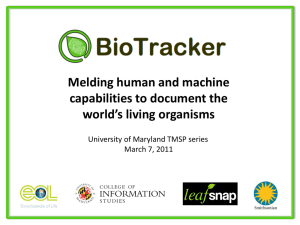 Melding human and machine capabilities to document the world’s living organisms