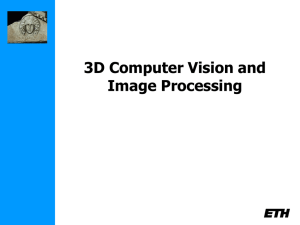 Introduction to 3D computer vision