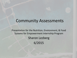 Community Assessment Presentation_6_2015