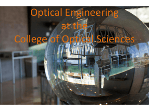 Optical Engineering Overview 2013 (19Mb)