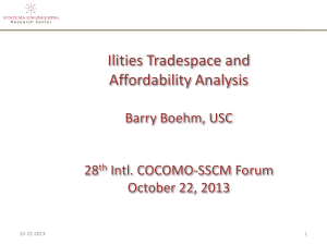 ilities Trades Affordy Analysis C-Forum 2013