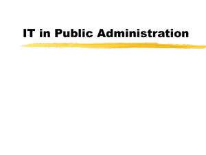 IT in Public Administration