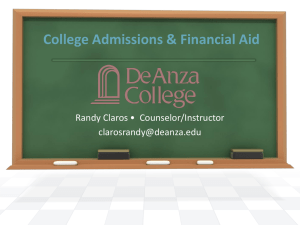 College Admissions Financial Aid