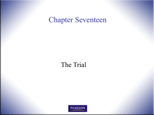 Chapter Seventeen The Trial