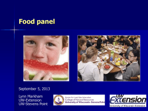 Food panel 9-13