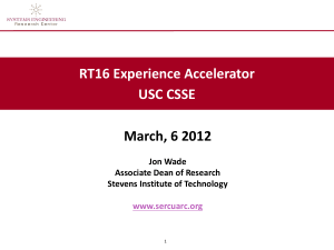 Systems Engineering Experience Accelerator