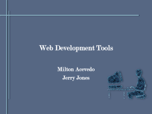 Web Development Tools - Presentation