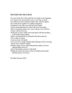 Prayers for the Earth by Pablo Neruda