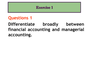 Questions 1 Differentiate broadly between