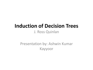 Induction of Decision Trees_Ashwin_Kumar.pptx